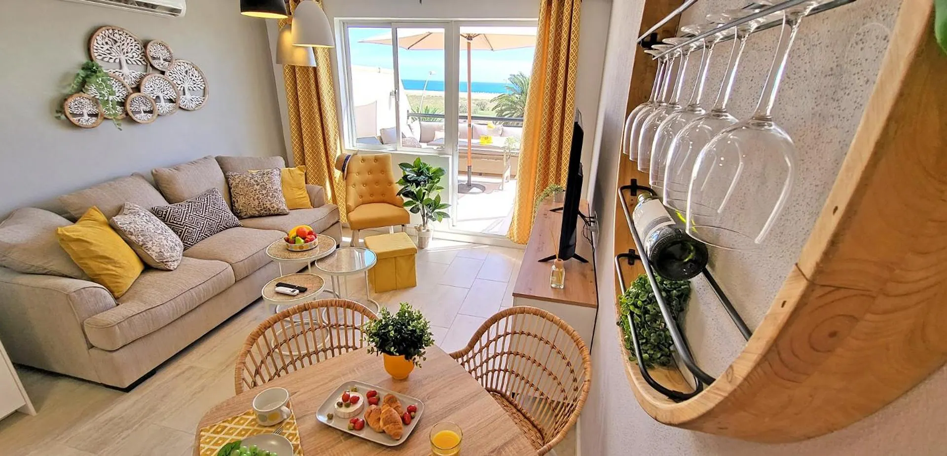 Apartment Ferienwohnung Sol, Morro Jable, Meerblick, Klimaanlage, Pool Spain