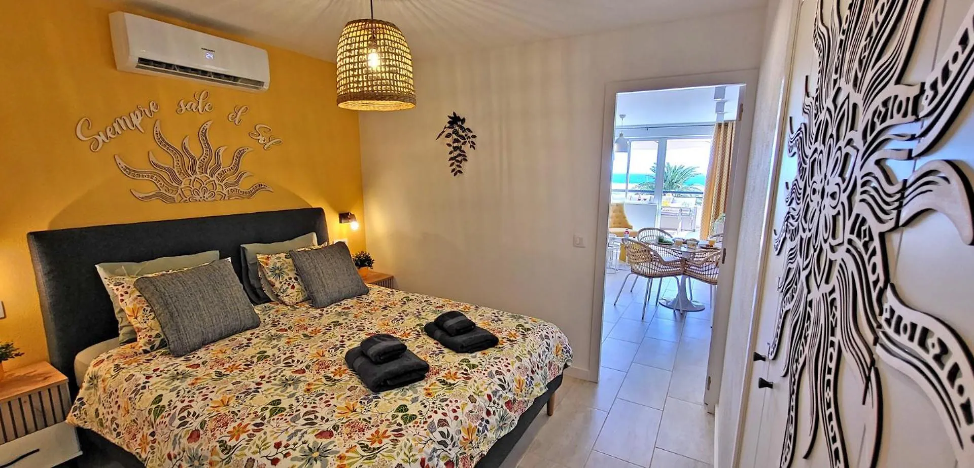 Apartment Ferienwohnung Sol, Morro Jable, Meerblick, Klimaanlage, Pool