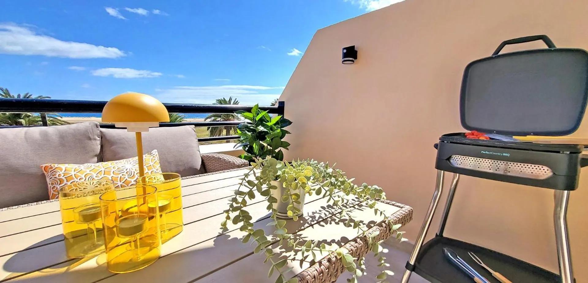 Apartment Ferienwohnung Sol, Morro Jable, Meerblick, Klimaanlage, Pool Spain