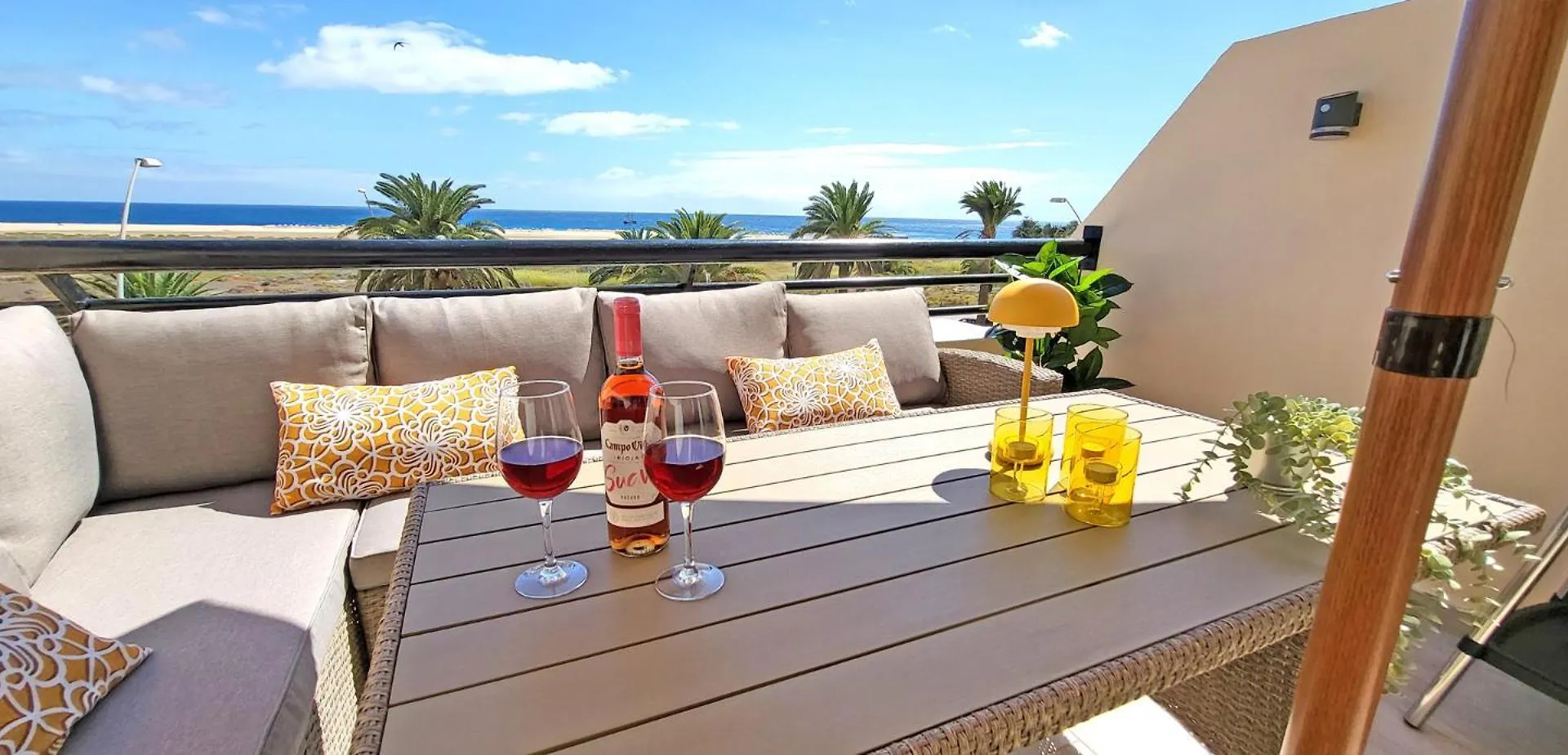 Apartment Ferienwohnung Sol, Morro Jable, Meerblick, Klimaanlage, Pool