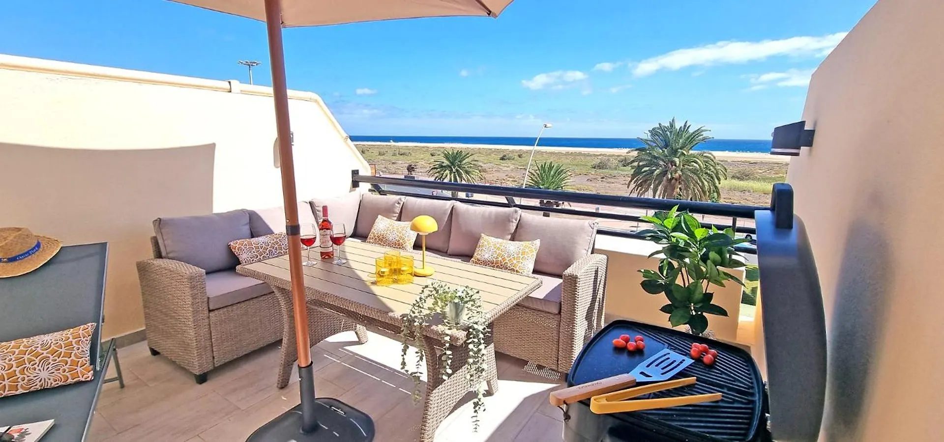 Ferienwohnung Sol, Morro Jable, Meerblick, Klimaanlage, Pool Apartment Morro Jable (Fuerteventura)