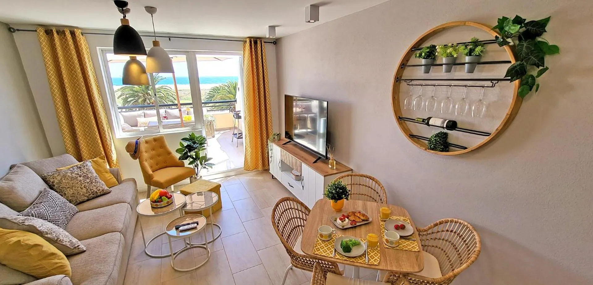 Ferienwohnung Sol, Morro Jable, Meerblick, Klimaanlage, Pool