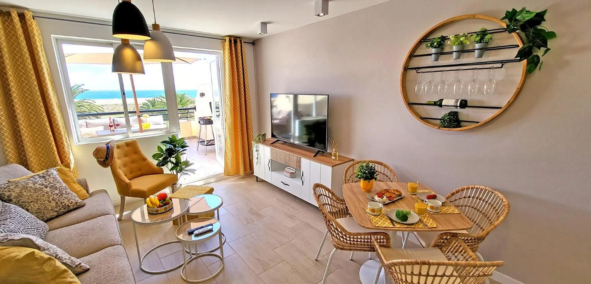 Ferienwohnung Sol, Morro Jable, Meerblick, Klimaanlage, Pool